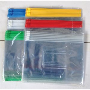 ซองพลาสติกซิปรูด A5 (มีช่องใส่นามบัตร)/ราคาปลีกแพ็ค 10 ชิ้น-ราคาส่ง 500 ชิ้น